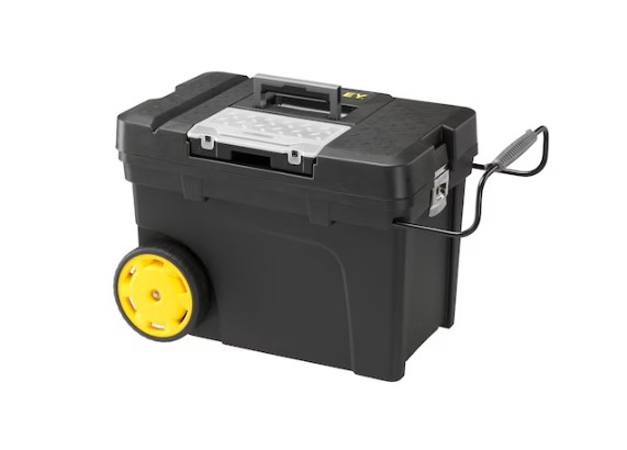 Stanley Plastic Tool Box 2 Wheels, 60.3 x 42.5 x 62cm