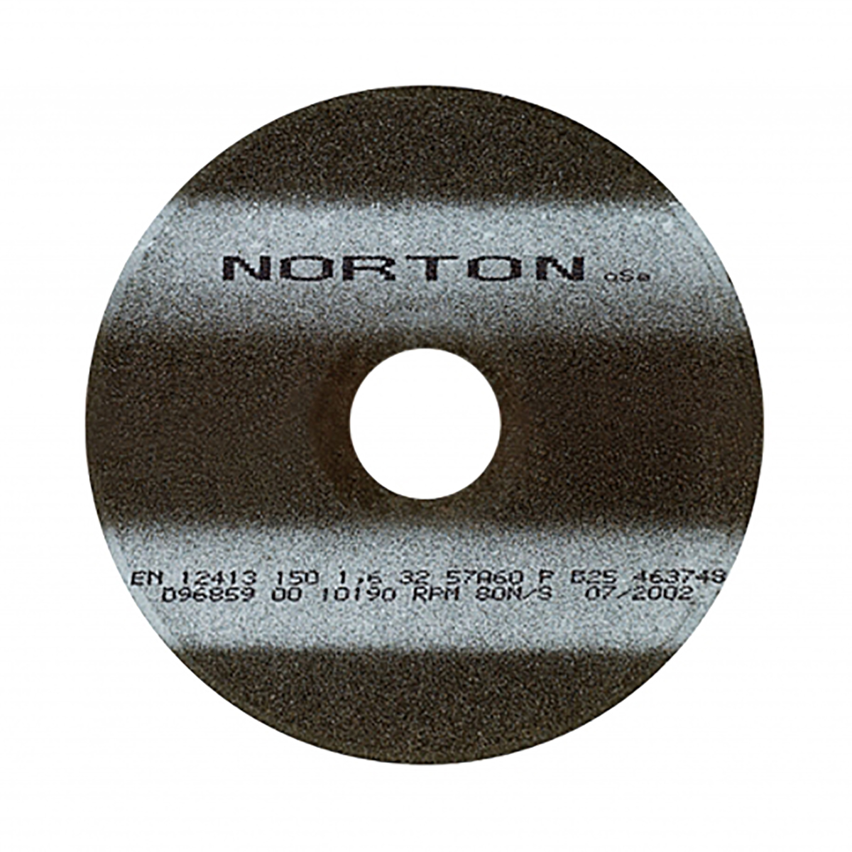 Norton Aluminium Oxide Cutting Disc, 180mm x 1mm Thick, P60 Grit
