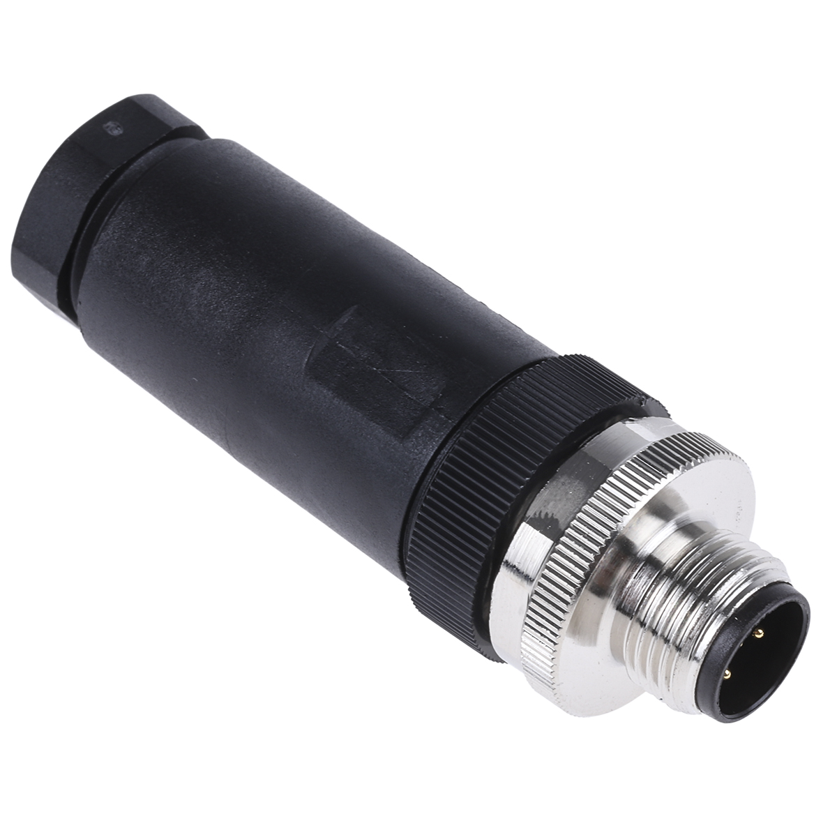 TE Connectivity Circular Connector, 5 Contacts, Cable, M12 Connector, Plug, Male, IP67, T411 Series