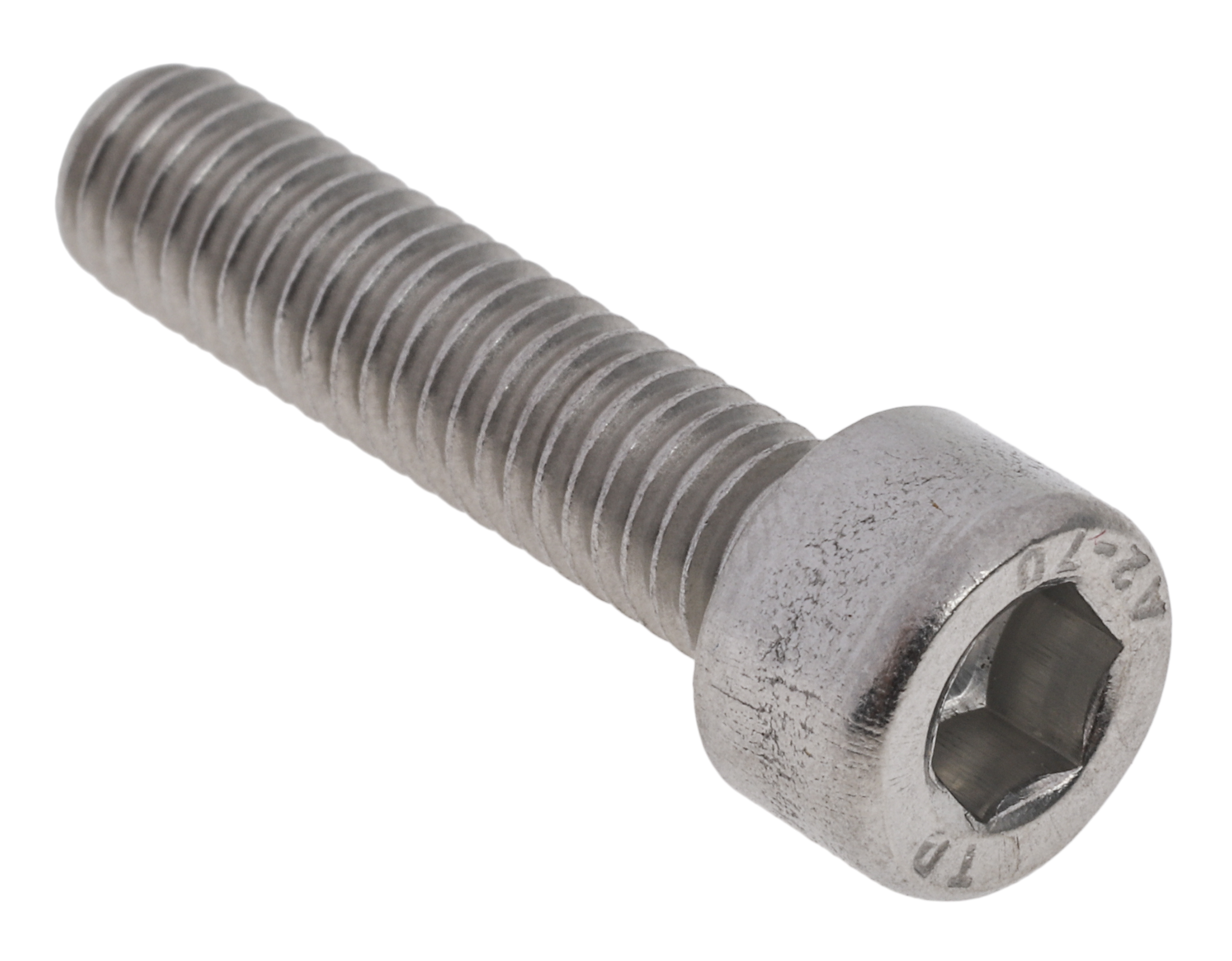 RS PRO Plain Stainless Steel Hex Socket Cap Screw, DIN 912, M6 x 25mm