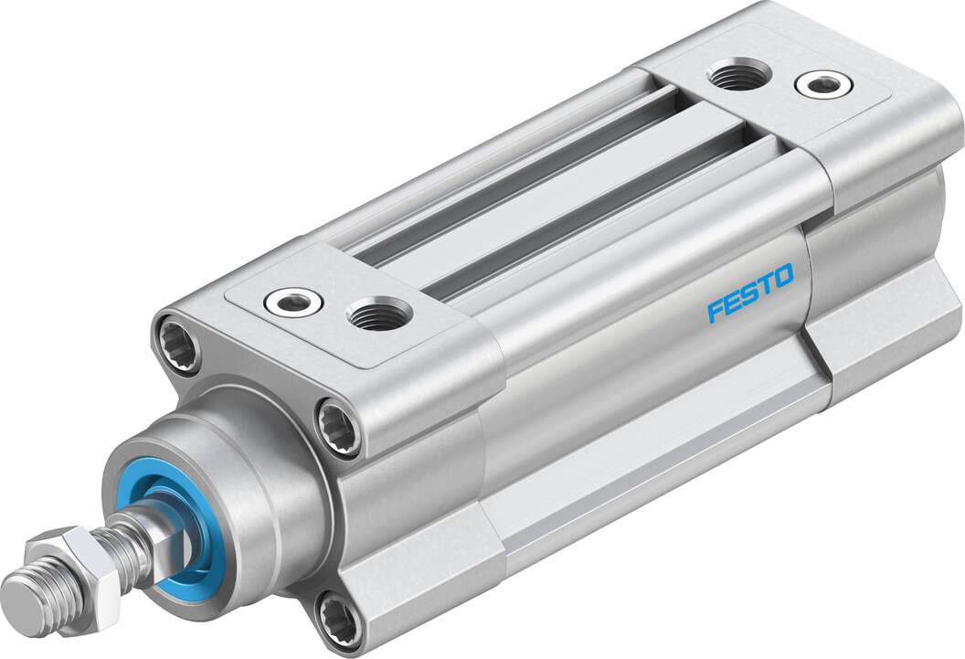 Festo Pneumatic Piston Rod Cylinder - 2123070 32 mm Bore, 30 mm DSBC Series, Double Acting Acting