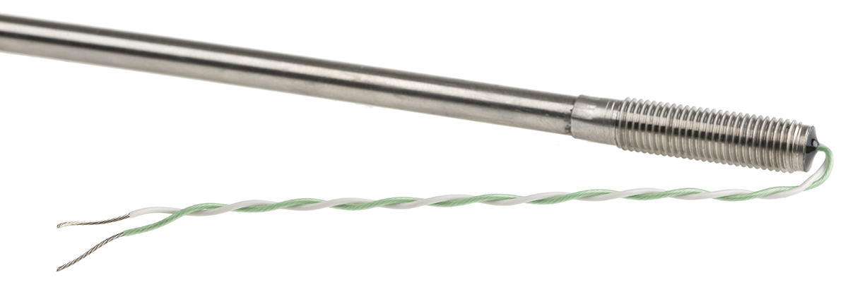 RS PRO Type K Mineral Insulated Thermocouple 500mm Length, 6mm Diameter → +1100°C