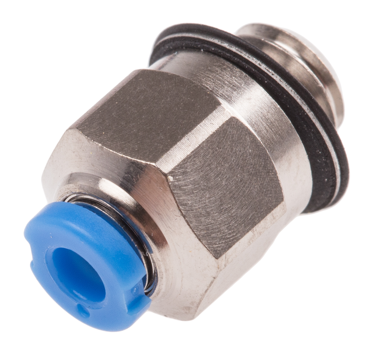 Festo QS Series Straight Threaded Adaptor, M5 Male to Push In 2 mm, Threaded-to-Tube Connection Style, 133028