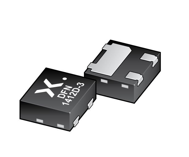 Nexperia PESD2CANFD27V-QCZ, Bi-Directional ESD Protection Diode DFN1412D-3