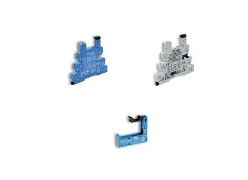 Finder 93 Series DIN Rail Relay Socket, for use with 34/41 Series Relays