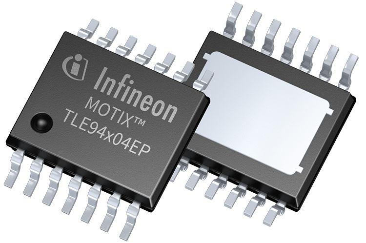 Infineon TLE94104EPXUMA1, Stepper, DC Motor Motor Driver IC 14-Pin, PG-TSDSO-14