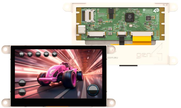 4D Systems gen4-RP2350-43CT TFT TFT LCD Display / Touch Screen, 3.5in WVGA, 800 x 480pixels