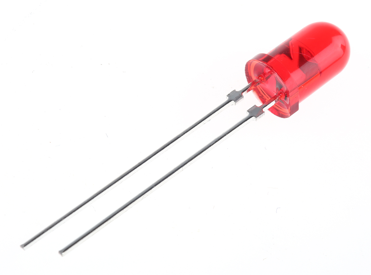 Vishay3 V Red LED 5mm Through Hole, TLHR5205