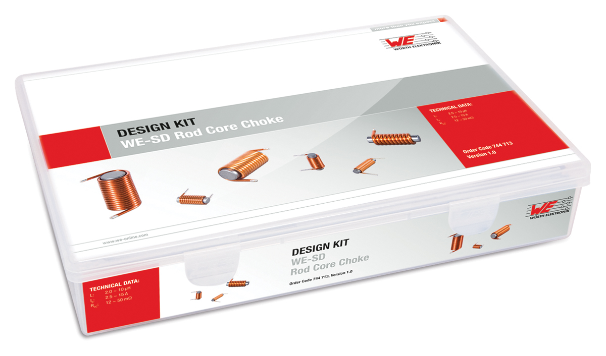Wurth Elektronik WE-SD Rod Core Inductor Inductor Kit, 110 pieces