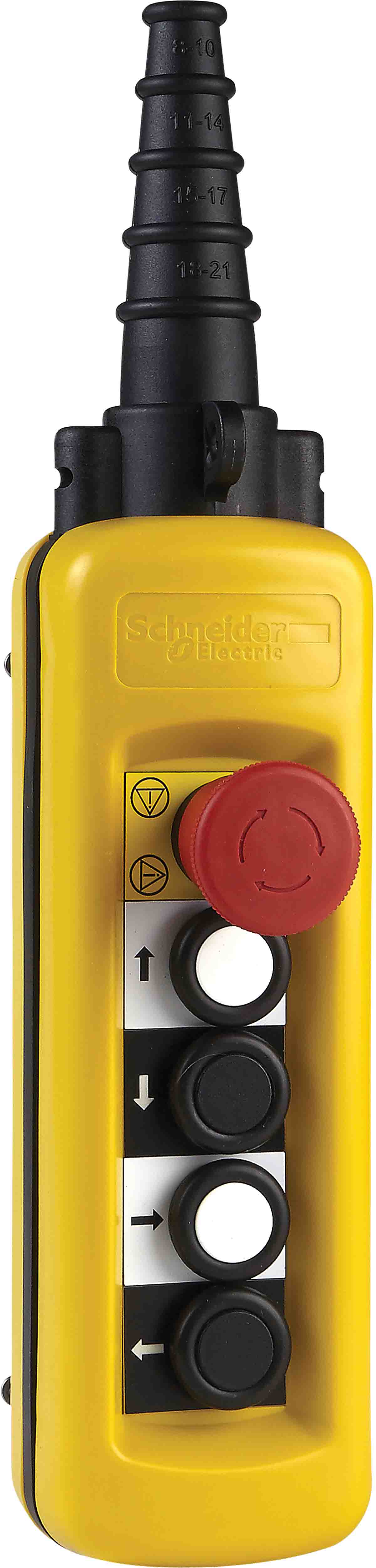 Schneider Electric 1 NC + 1 NO Push Button Pendant Station