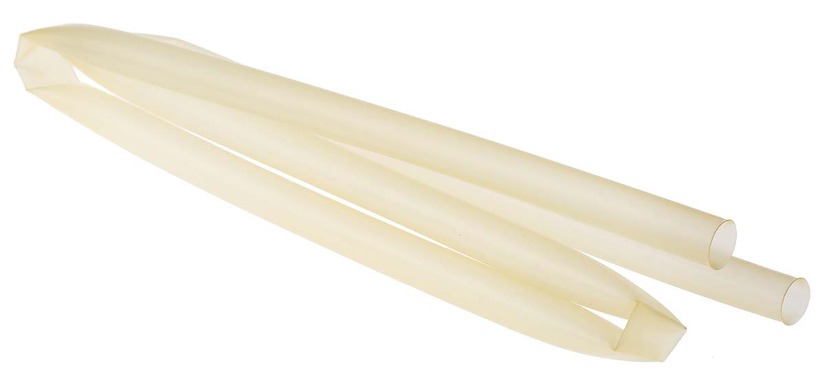TE Connectivity Adhesive Lined Heat Shrink Tubing, Clear 12mm Sleeve Dia. x 1.2m Length 4:1 Ratio, DWTC Series
