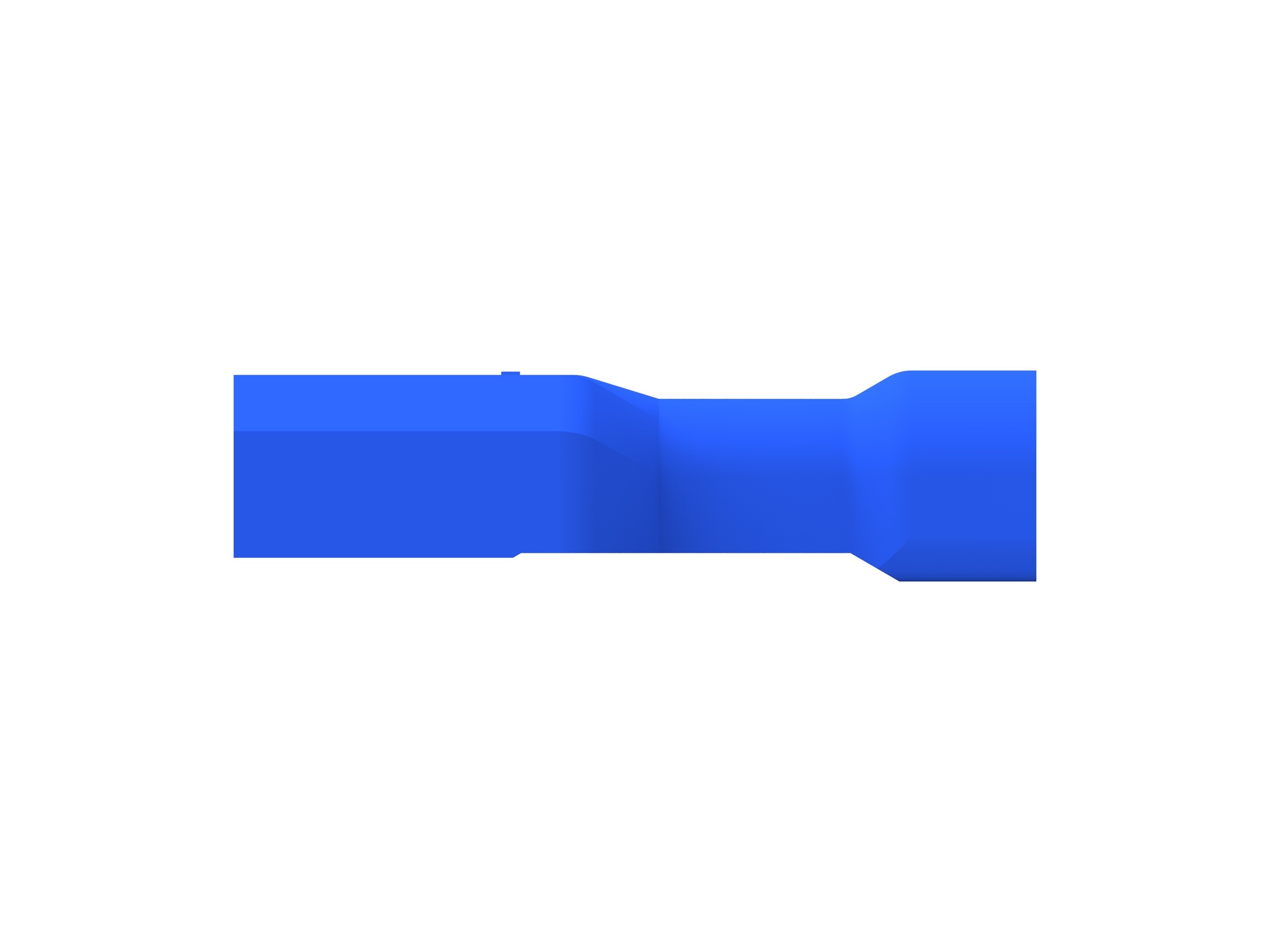 TE Connectivity Ultra-Fast 250 Blue Insulated Receptacle Spade Connector, Quick Disconnect Receptacle, 6.35 x 0.81mm