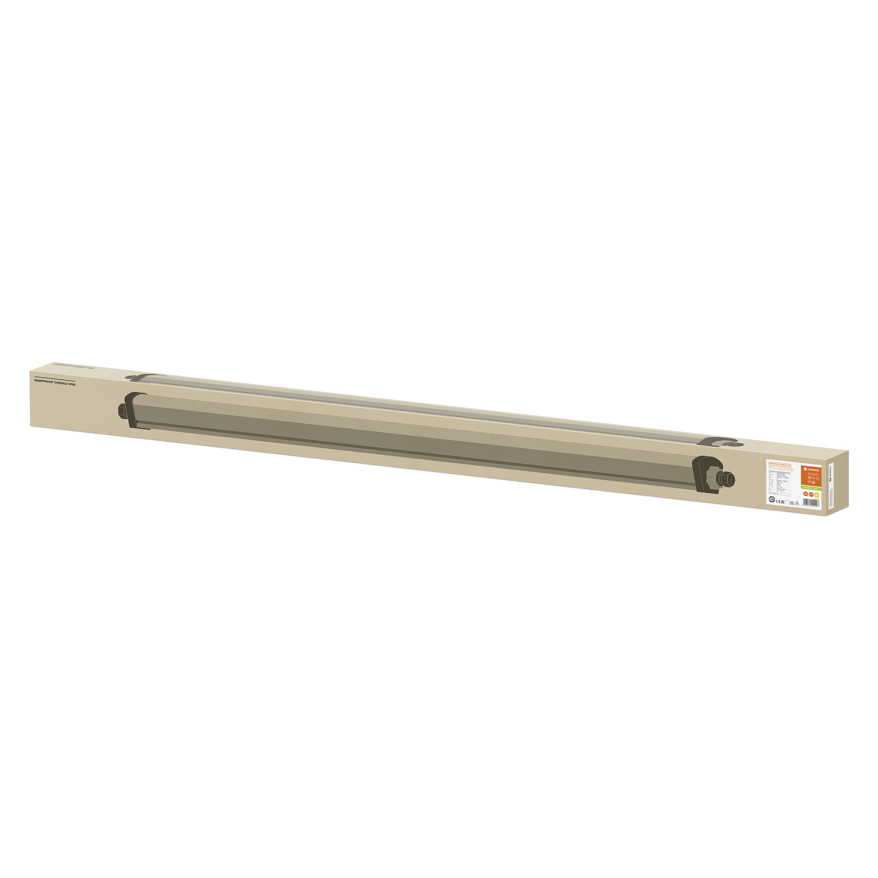 LEDVANCE 23 W LED Batten Light, 240 V Damp Proof Compact, 1 Lamp, 1.29 m Long, IP66