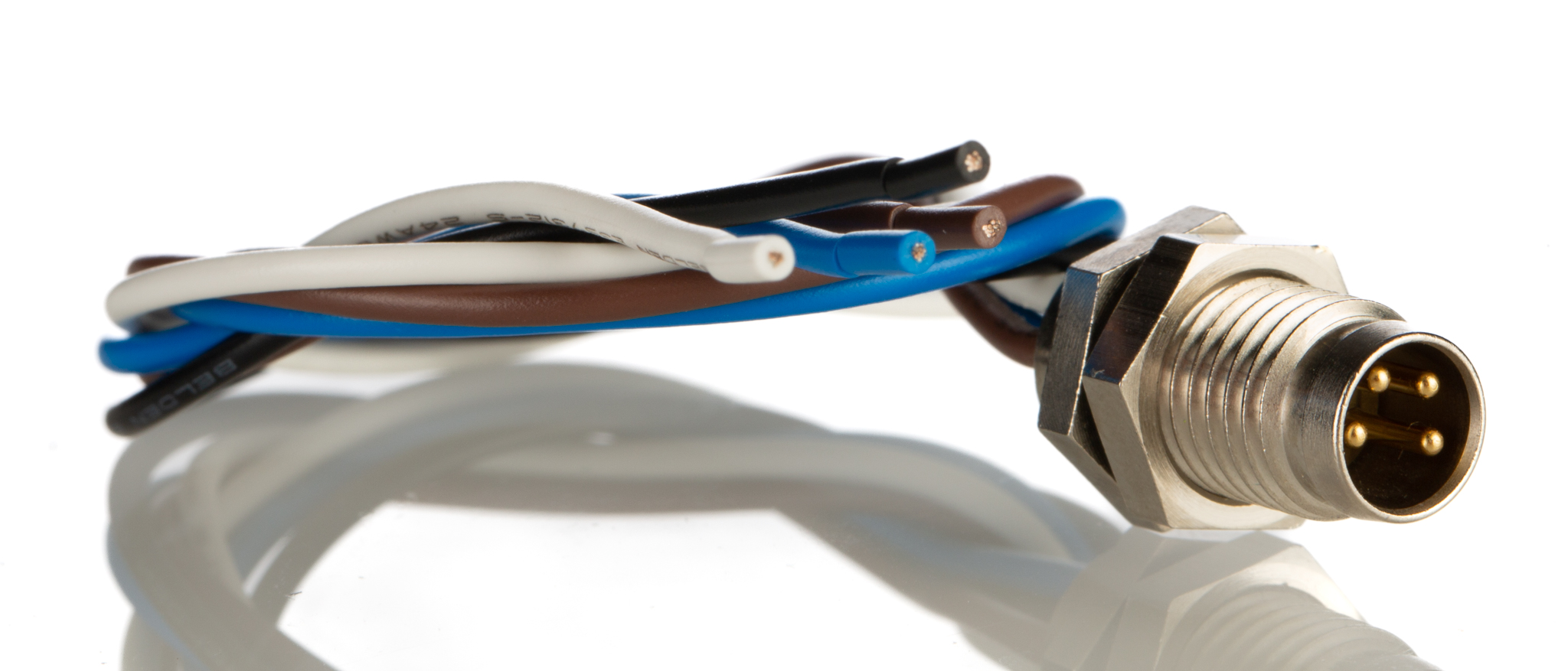Brad from Molex Male 4 way Receptacle to 4 way Free End Sensor Actuator Cable, 0.2 m
