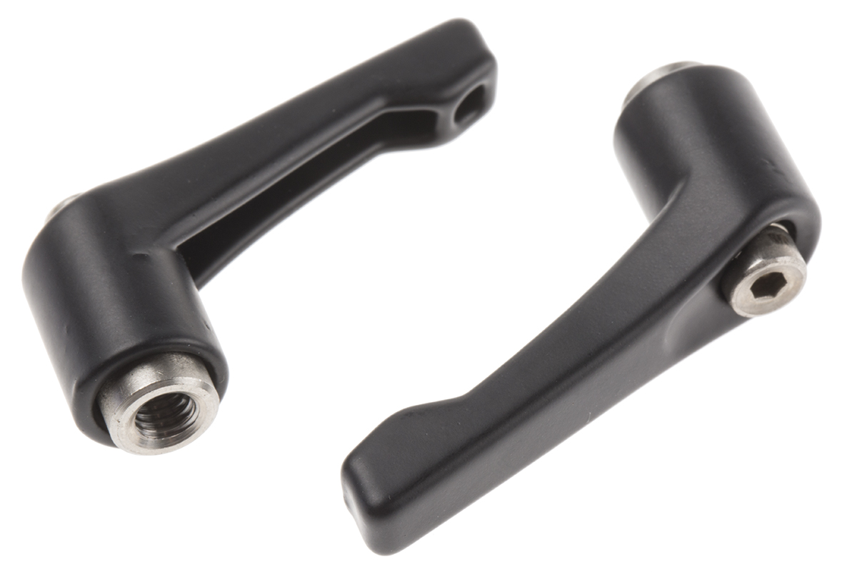 RS PRO Stainless Steel Clamping Lever, M6 x 8mm