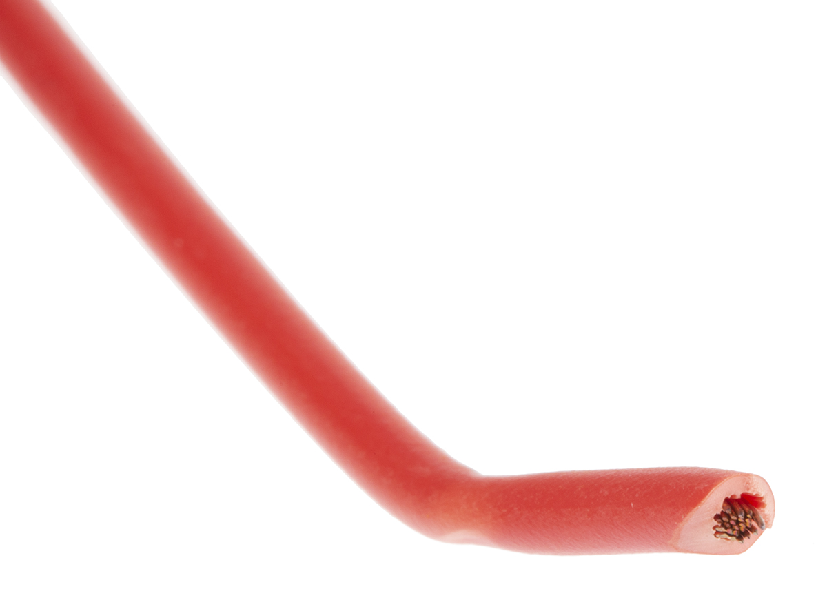 Lapp ÖLFLEX® H07Z-K 90° Series Red 1.5 mm² Hook Up Wire, 15 AWG, 100m, 4726041