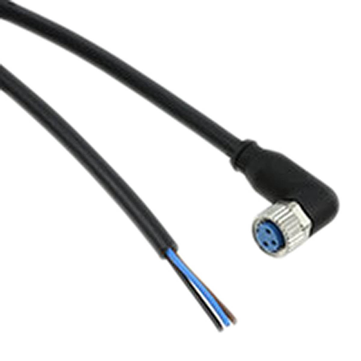 TE Connectivity Female 3 way M8 to Unterminated Free End Sensor Actuator Cable, 1.5 m