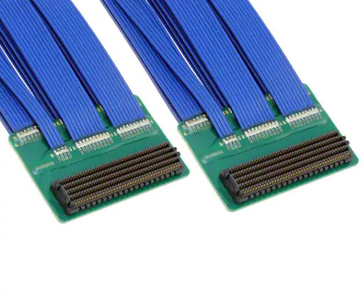 Samtec HDR Series Flat Ribbon Cable, 250mm Length