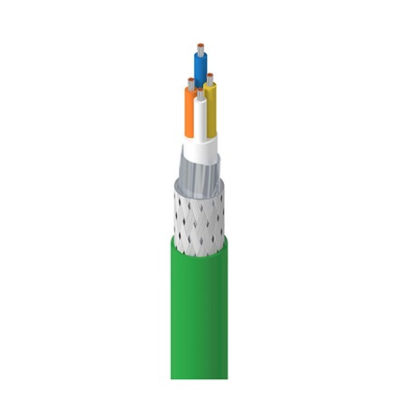 Belden70007E, 100m Cat5e, Green Unterminated to Unterminated, Tinned Copper Braid, Unterminated PE Sheath