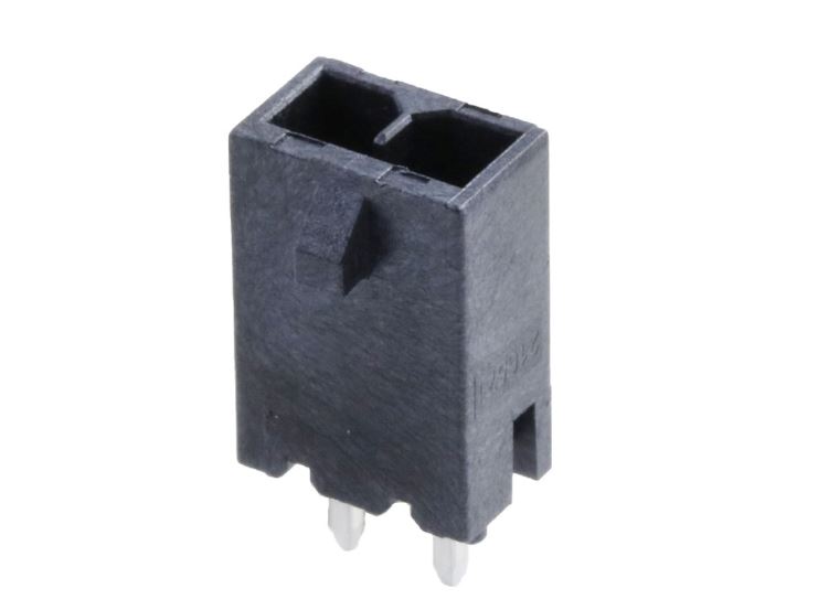Molex Micro-Fit Series Vertical Through Hole PCB Header, 2 Contact(s), 3 mm Pitch, 1 Row, Shrouded