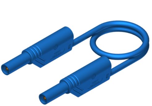 Hirschmann Test & Measurement, 16A, 1000V ac/dc, Blue, 250mm Lead Length