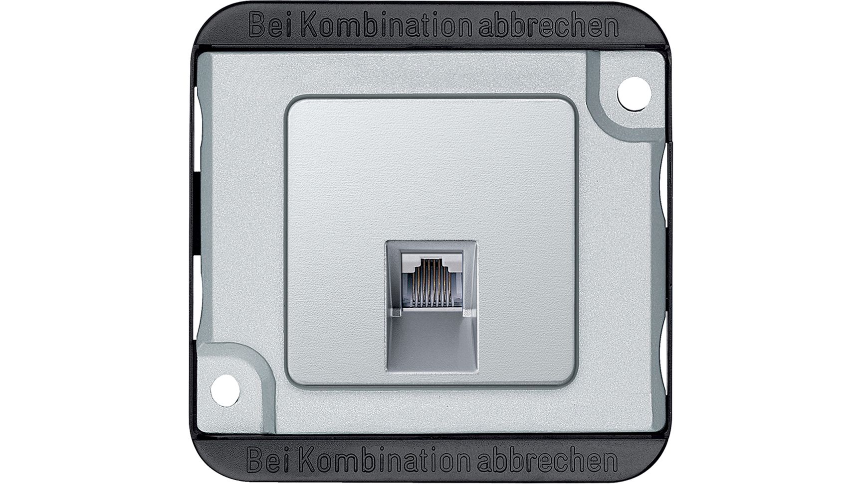 Schneider Electric System M Grey 1 Gang Electrical Socket, RJ45