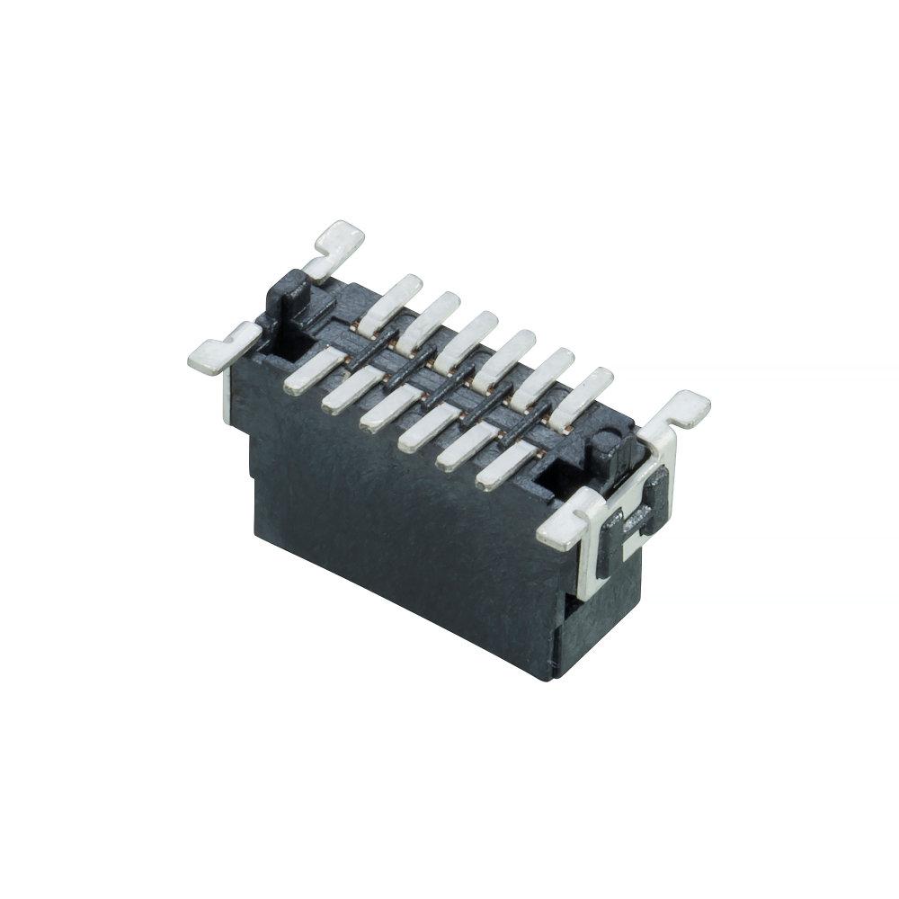HARWIN M55-700 Series Vertical Surface PCB Header, 12 Contact(s), 1.27 mm Pitch, 2 Row, Shrouded