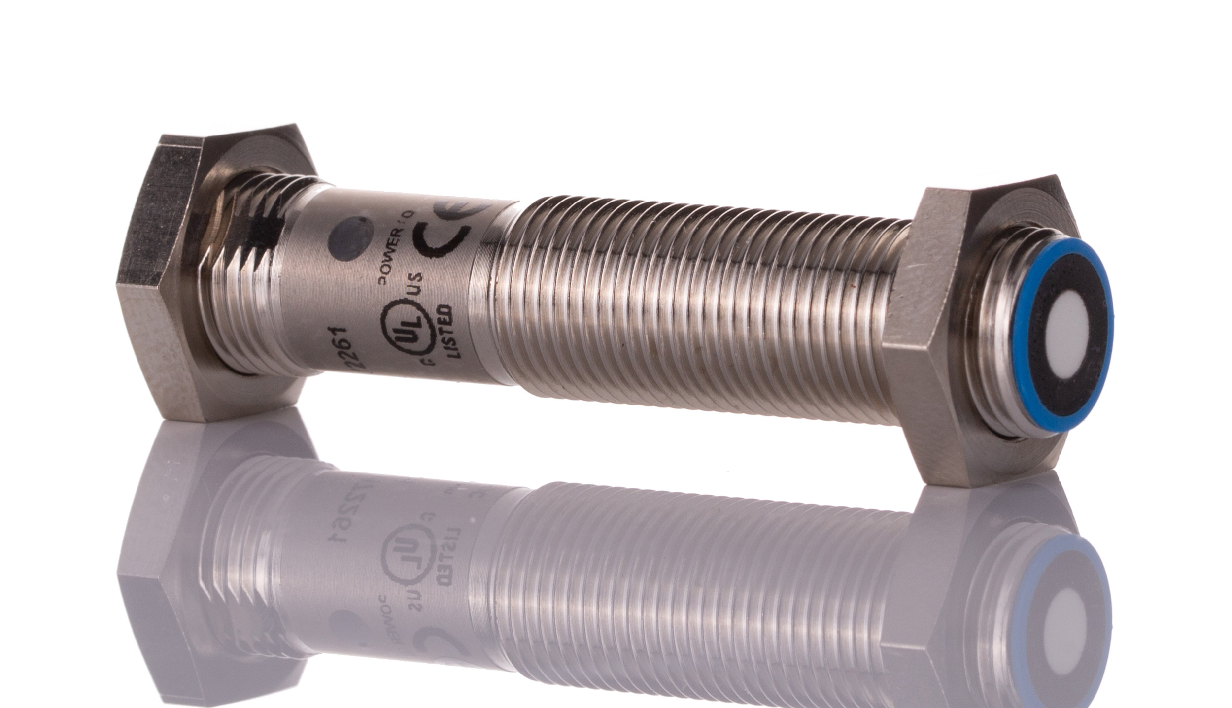 SICK Ultrasonic Threaded Barrel Proximity Sensor, M12, 150 mm Detection 4-20 mA, 10 → 30 V dc