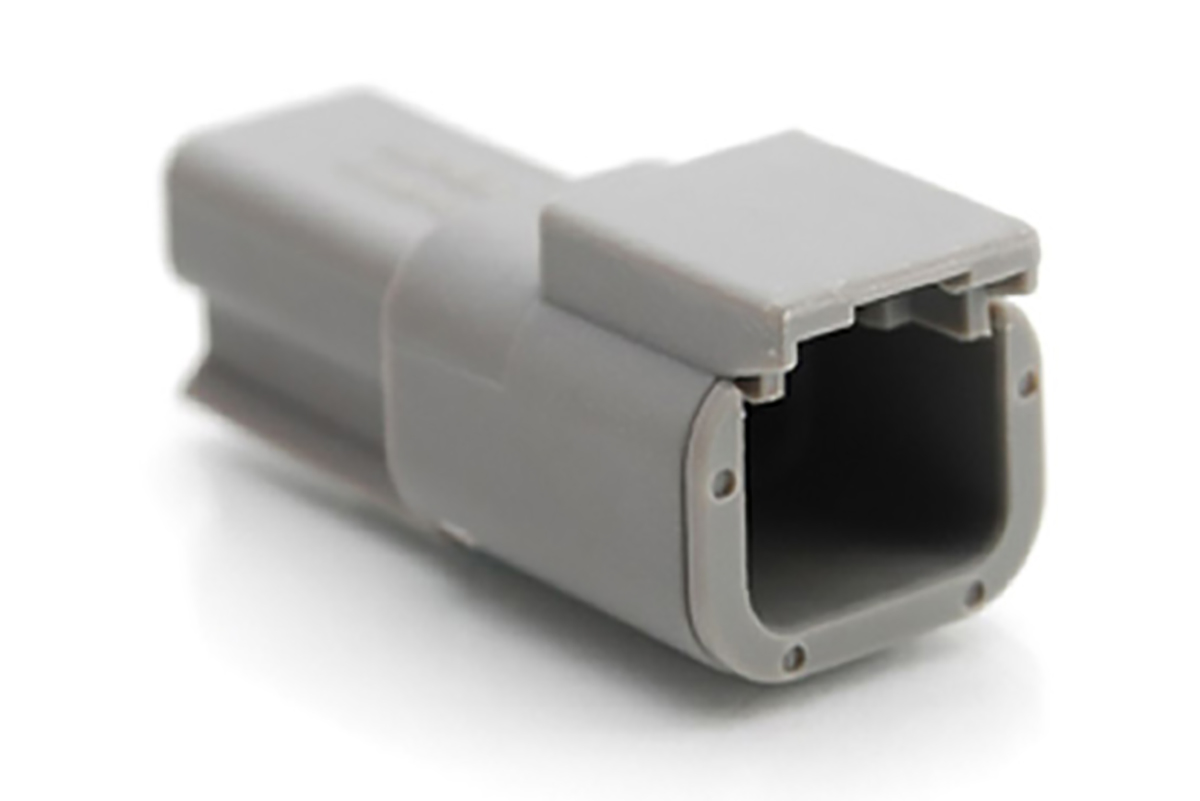 Amphenol Industrial, ATM Automotive Connector Socket Grey Cable Mount 2 Way, Crimp Termination ATM04-2P
