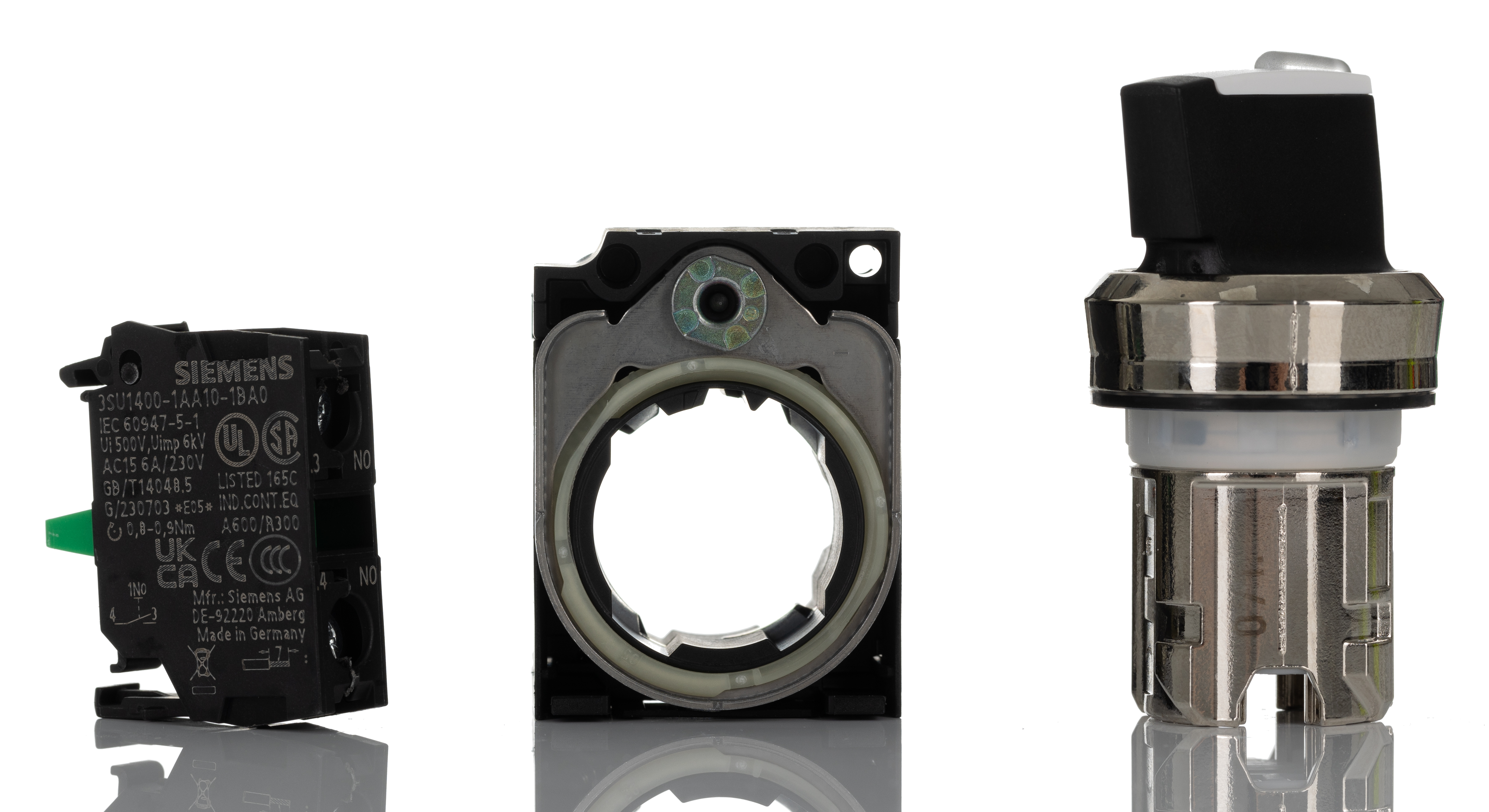 Siemens Selector Switch - (SPST), Illuminated 2 Positions