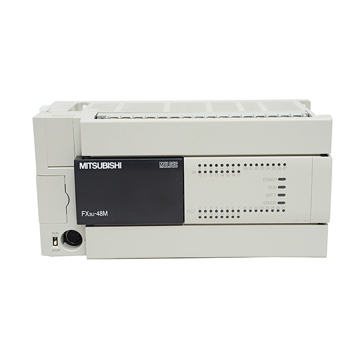 Mitsubishi FX3U Series Logic Module, 24 V dc Supply, Relay Output, 24-Input, Sink, Source Input