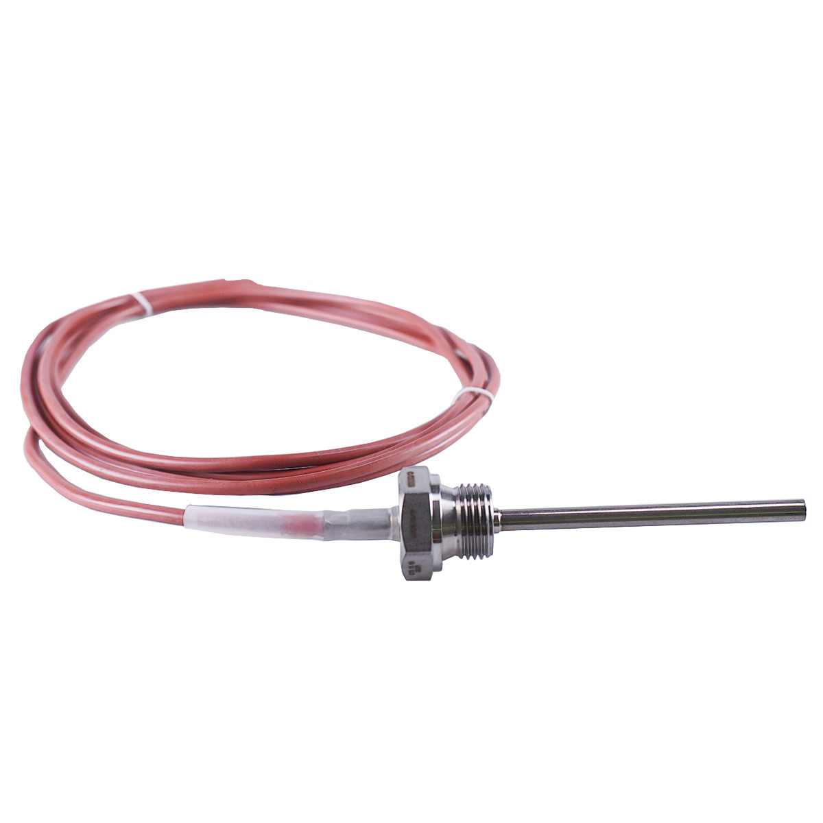 Jumo RTD Temperature Probe, 6mm Dia, 100mm Long, 3 Wire, G 1/2, Class B +200°C Max