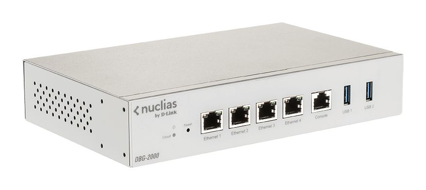 D-Link Nuclias Cloud SD-WAN Gateway 4 Port Nuclias Cloud Switch, 10/100/1000Mbit/s