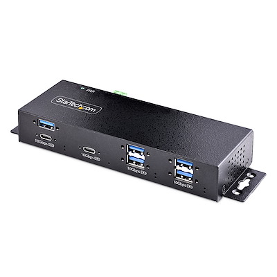 StarTech.com 7 Port USB C USB C  Hub, USB Powered, 6 x 2.6 x 17.8mm
