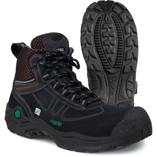 Jalas 6498 Unisex Black, Green, Grey Composite Toe Capped Safety Shoes, UK 10.5, EU 45