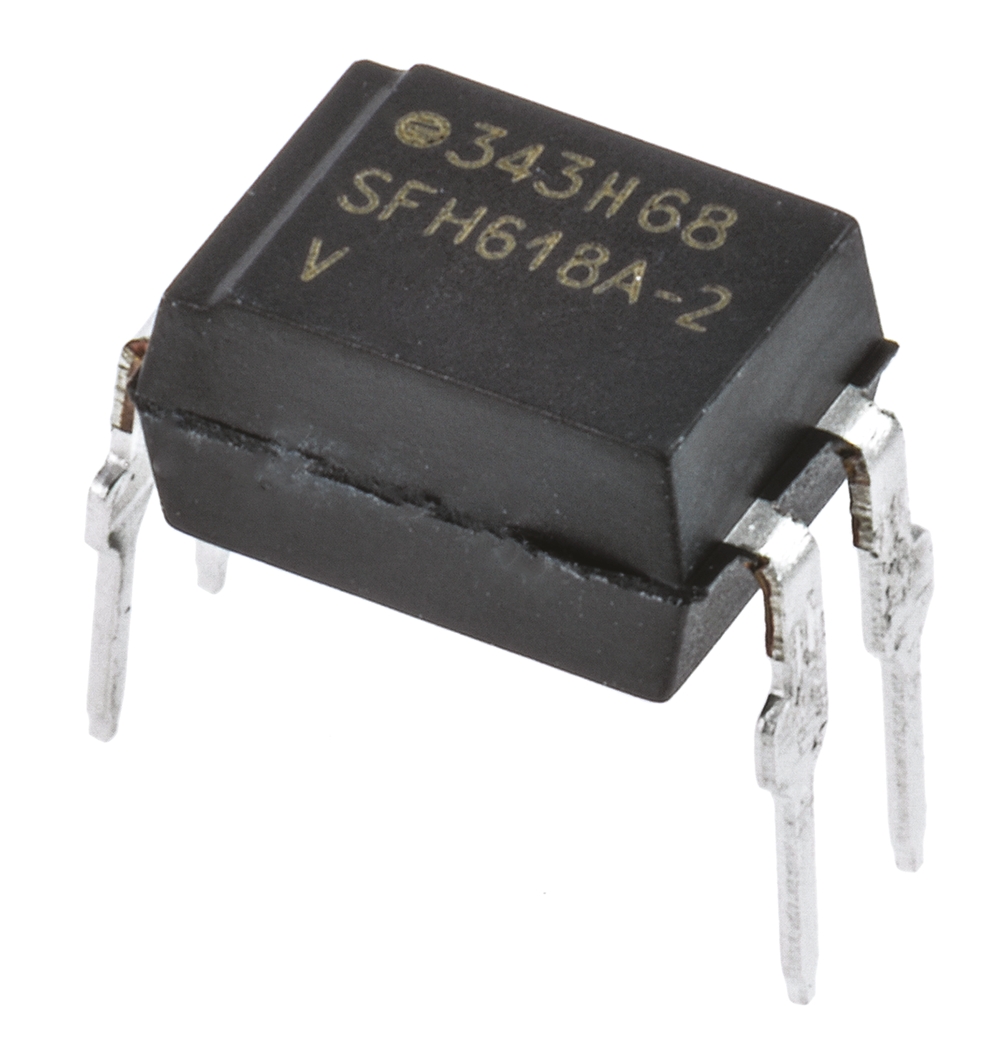 Vishay, SFH618A-2 DC Input Transistor Output Optocoupler, Through Hole, 4-Pin PDIP