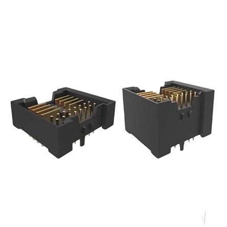 Amphenol Communications Solutions 10159583 Series Vertical Through Hole Header, 26 Contact(s), 2.5 mm Pitch, 8 Row,