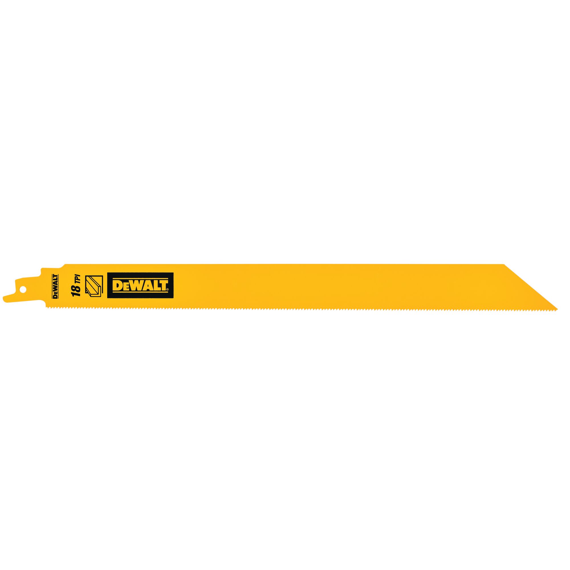 DeWALT, 18 Teeth Per Inch Metal 304mm Cutting Length Reciprocating Saw Blade, Pack of 5