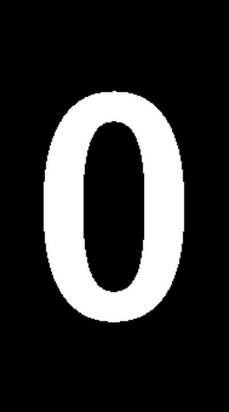 HellermannTyton HODS50 Slide On Cable Marker, White on Black, Pre-printed "0", 1.7 → 3.6mm Cable, 531-15365