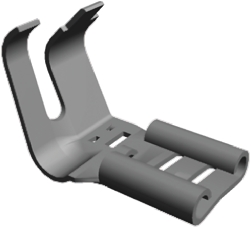 TE Connectivity FASTON .250 Uninsulated Female Spade Connector, Flag Terminal, 6.35 x 0.81mm Tab Size, 3mm² to 5mm²