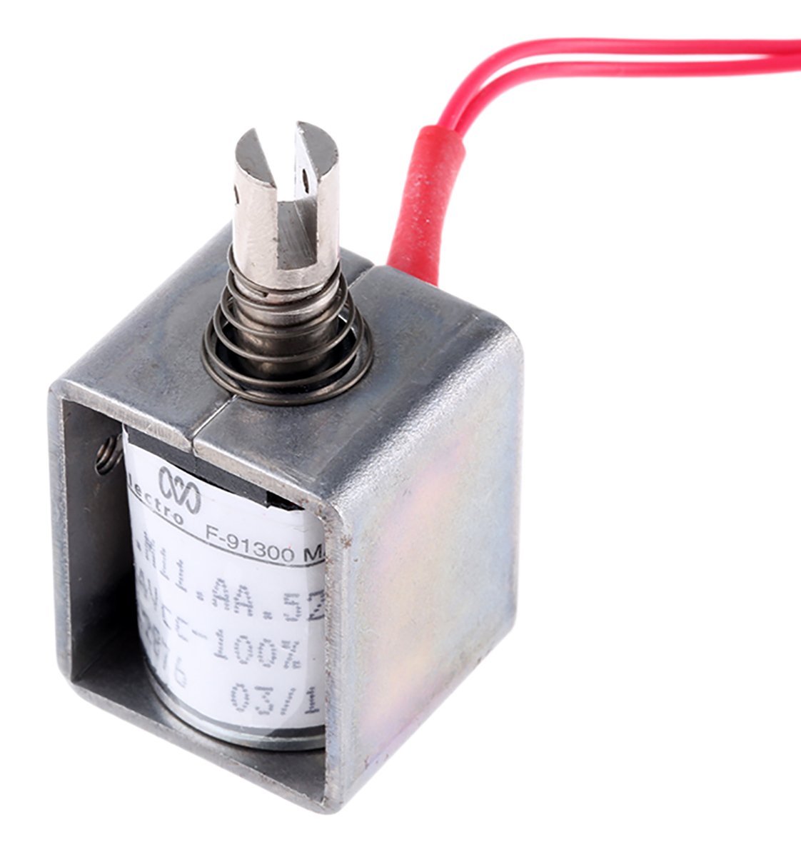 Mecalectro Linear Solenoid, 24 V dc, 1N, 27 x 22 x 20 mm
