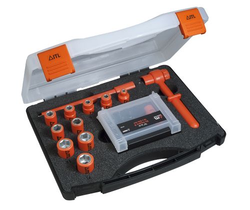 ITL Insulated Tools Ltd 24-Piece Metric 1/4 in Standard Socket/Bit Set with Ratchet, 6 point
