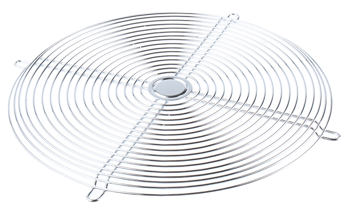 ebm-papst LZ22 Series Steel Finger Guard for 200 x 51mm Fans, 148.5mm Hole Spacing, 199.5 x 199.5mm