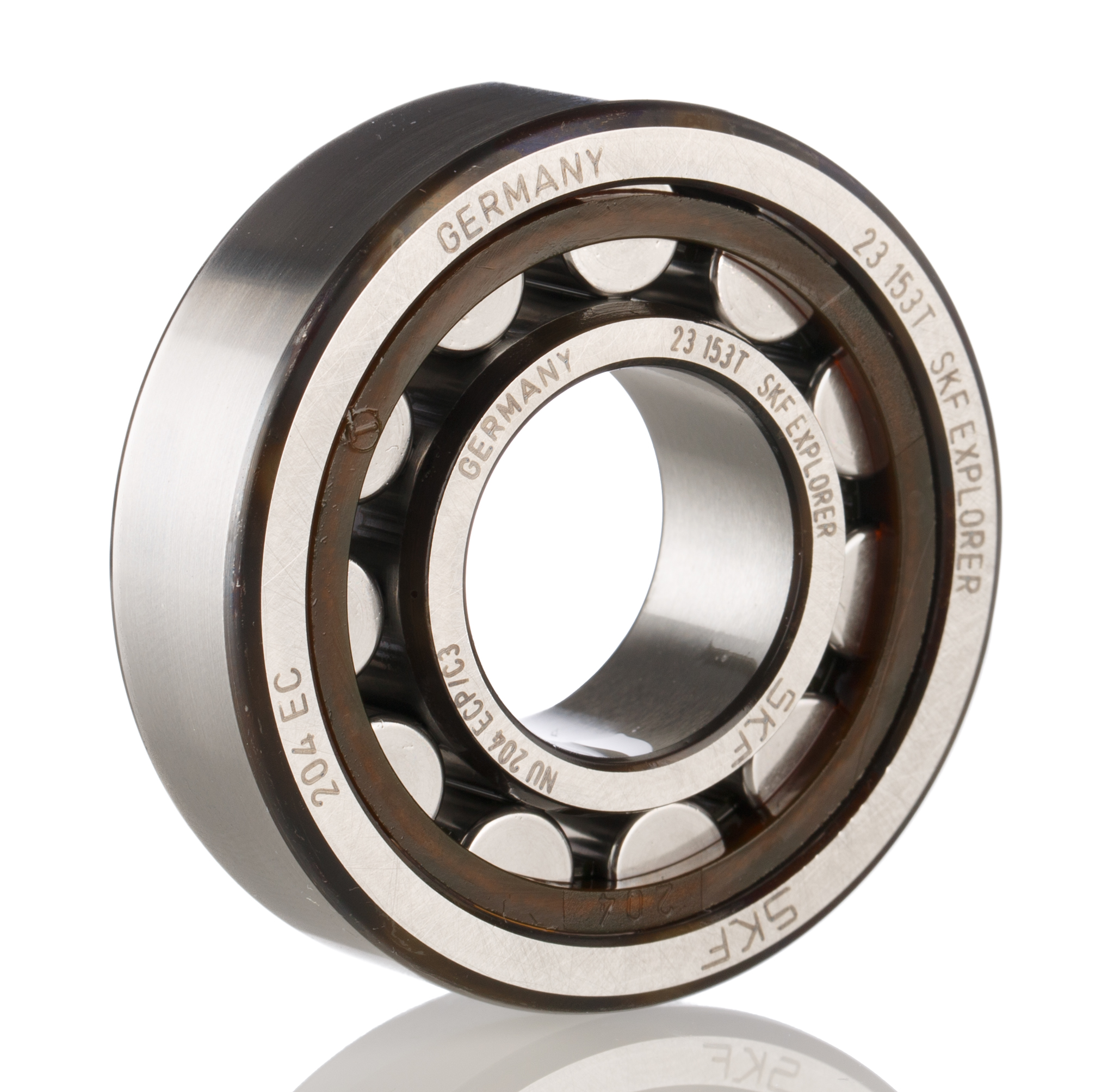 SKF NU 204 ECP/C3 20 mm ID Roller Bearing, 47 mm OD