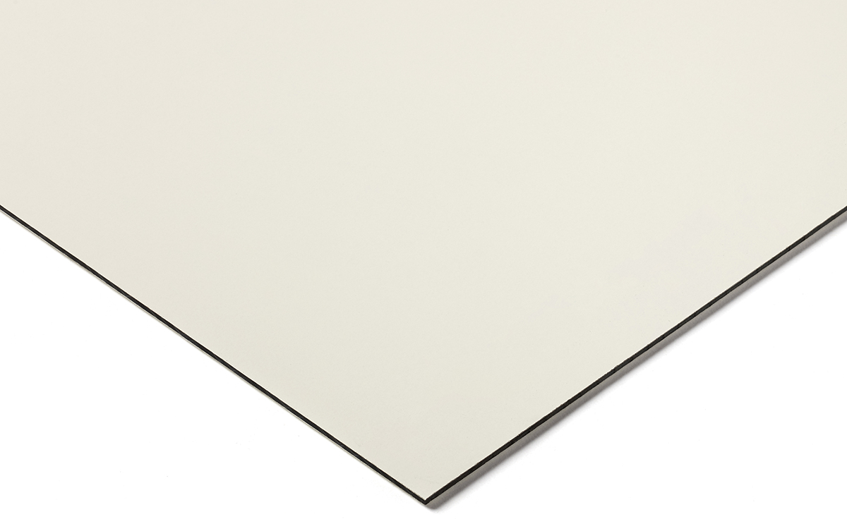 RS PRO Black, White Plastic Sheet, 1300mm x 500mm x 1.5mm