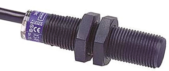 Telemecanique Sensors Inductive Threaded Barrel Proximity Sensor, M12, 7 mm Detection, PNP NO, 12 → 48 V dc