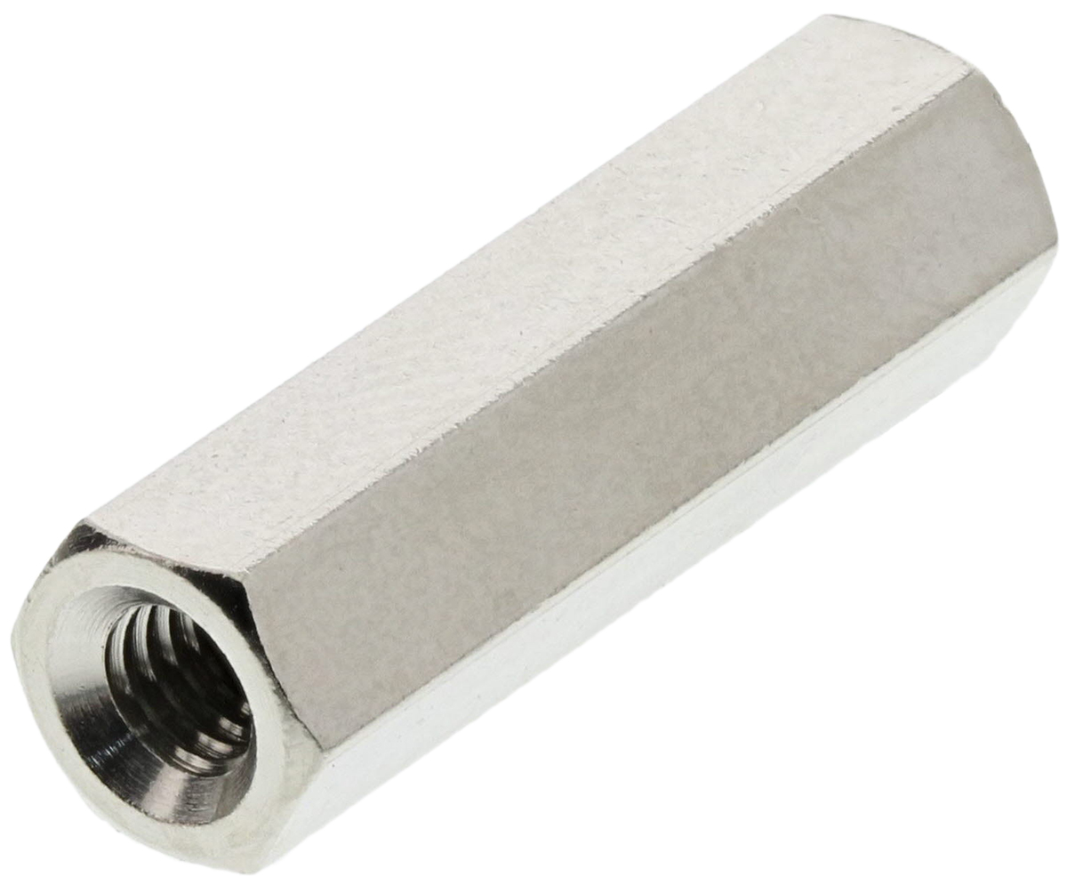 Essentra Standoff, M3 x M3 Thread, 18mm Body, Brass, Female/Female