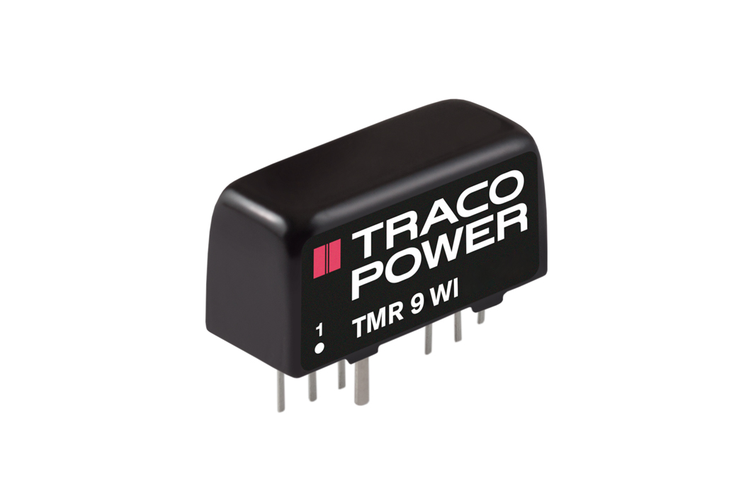 TRACOPOWER TMR 9 WI DC-DC Converter, 15V dc/ 600mA Output, 9 → 36 V dc Input, 9W, Through Hole, +85°C Max Temp