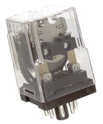 TE Connectivity Plug In Power Relay, 24V dc Coil, 10A Switching Current, DPDT