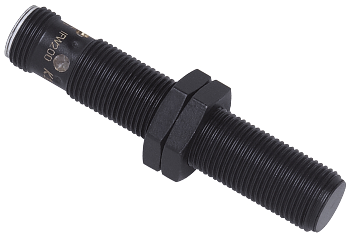 ifm electronic Inductive Threaded Barrel Proximity Sensor, M12, 3 mm Detection, PNP NO, 10 → 30 V dc